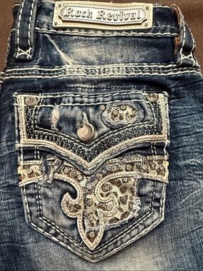 Rock revival Celinda mid rise straight size 25